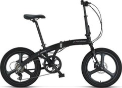 Resim MARINE-20-HYD-7V KATLANIR BİSİKLET 310H 20 JANT 7 VİTES SİYAH LIME 