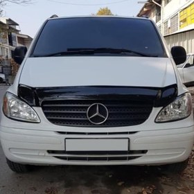 Resim ferrous autoaccessories Mercedes Viano ile Uyumlu ile Uyumlu Ön Kaput Koruyucu Rüzgarlık 2004 2011 