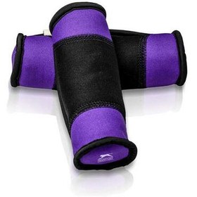 Resim Slazenger Tutacaklı Neopren Dambıl (1 kg + 1 kg) Unisex STD Pilates Aksesuarları 