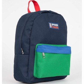 Resim Bene Su Geçirmez Kumaş Renkli Sırt Çantası 