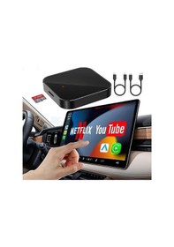 Resim Yeni Nesil Araç Carplay Ve Android Auto Aı Box 4gb+64gb Android Youtube & Netflix 10" 