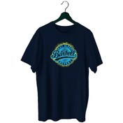 Resim Bluu Barbell Sporcu T-Shirt Bisiklet Yaka (528818969) 