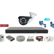 Resim Yıldırımgroup 1'Li 5Mp Sony Lensli+H265 Kayıt Cihazı Full Paket 