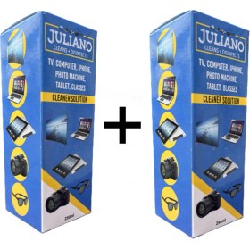 Resim Juliano 770457772461527 2 Adet Gözlük, Led, Ekran, Laptop, Tablet, Bilgisayar, Televizyon, Cep Telefonu, Kamera, Koruyucu ve Parlatıcı Doğal Temizleme, Temizlik Seti – 250 ml Temizleyici 