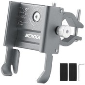 Resim Springsun Alüminyum Bisiklet Telefon Tutucu - Motor, Elektrikli Bisiklet, Scooter İçin Gps Navigasyon Desteği - Temel Model Titanyum Rengi Gri 