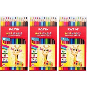 Resim Fatih 12 Renk Tam Boy Kuru Boya 3 Lü 