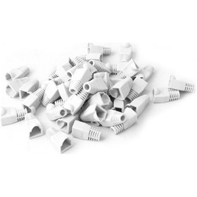 Resim Qport Q-P5B Rj45 Konnektör Kilifi 50Li Paket Beyaz 