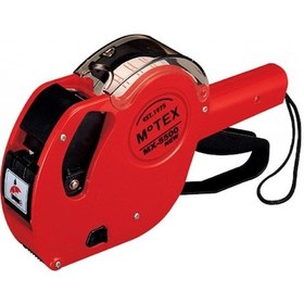 Resim Motex MX-5500 8 Haneli Etiketleme Makinesi Kırmızı 