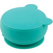 Resim Oioi Silikon Kapaklı Kase Aqua Green 