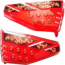 Resim Yan Kapak 125 Cg Serisi Kırmızı (tk) Modifiye 