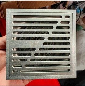 Resim Dashanshop Kalın Paslanmaz 304 Kare Koku Tıkanmaz Filtreli Duş Bataryası Lavabo Brushed 