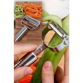 Resim Tekno Trust Lüx Paslanmaz Çelik Jülyen Soyacak- Paslanmaz Çelik Jülyen Sebze Soyacağı 