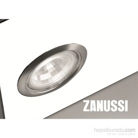 Resim Zanussi ZHV64450WA 60 Cm Yatay Beyaz Cam Dekoratif Davlumbaz 