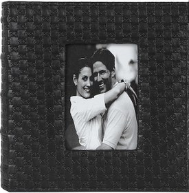 Resim Siyah Deri Fotoğraf Albümü (10x15cm) 46200B 