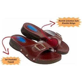 Resim Medikaltec Topuk Dikeni Terliği Bordo 38 Numara 