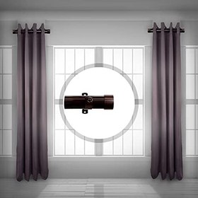 Resim Rod Desyne SIDE150-7 3,8 cm Yan Perde Çubuğu, 30,48-50,8 cm (2'li Set), Kakao 