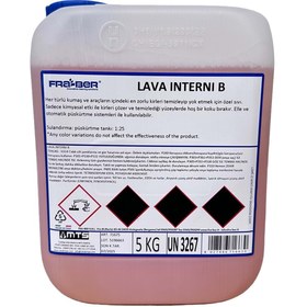 Resim FRA-BER Lava Interni B Genel Amaçlı Detaylı Araç Temizleyici (1:25 Konsantre) - 5 kg 