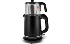 Resim Homend Royaltea 1744H Inox Filtreli Çay Makinesi Siyah 