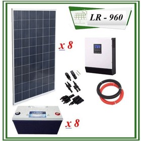 Resim Ev / Bağ Evi Paketi 3 - Solar Güneş Enerji Sistemi 