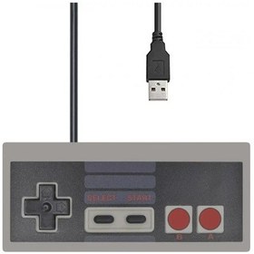 Resim 1 Adet-nes İçin Usb Pc Denetleyici Bilgisayar Video Oyunları Kolu Retro Usb Kablolu Gamepad Nes Joystick Denetleyicisi Manette 