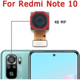 Resim Xiaomi Uyumlu Redmi Note 10 Arka Kamera 