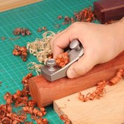 Resim 1 adet Ahşap İşleme Planörü, Alüminyum Alaşımlı Mini El Planörü, Avrupa Düzlemi, Alt Kenar Ahşap Kesme Planörü, DIY Marangoz Araçları 