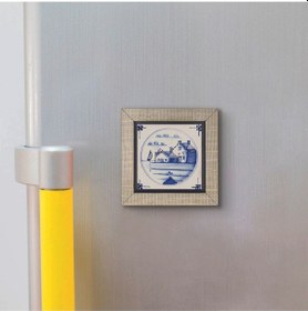 Resim Hollanda Deseni Baskılı Mdf Magnet 7x7 169 