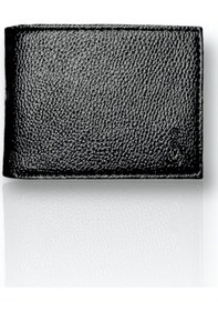 Resim Roan Vegan Deri Erkek Cüzdan Hediyelik Paket Siyah 