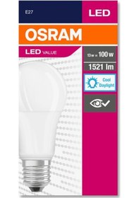 Resim Osram Led Value 13W Beyaz Işık E-27 1521lm Ampul 