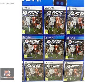 Resim FC 26 PS5 VE PS4 TÜRKÇE SPİKERLİ OYUN STOKLARIMIZDA TREND KONSOL 