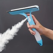 Resim Ev için çok fonksiyonlu cam temizleme aracı seti, çift taraflı fırçalama ve kazıma aynası, sulama kablı üç bir arada cam kazıyıcı 