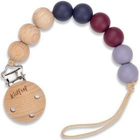 Resim Kidful Boncuk Emzik Askısı - Plum 