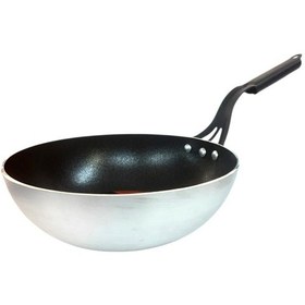 Resim Endüstriyel Yanmaz Yapışmaz Wok Tava 24 Cm 