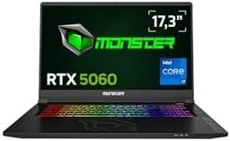 Resim Monster Tulpar T7 V26.2.14 Intel Core i7 13620H 24GB RAM 1TB SSD 8 GB RTX 5060 Freedos 17,3" FHD 144 Hz Oyun Bilgisayarı 