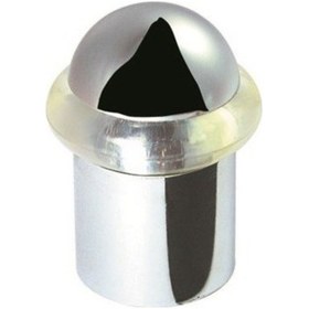 Resim Oval Kapı Stoperi 5 CM Krom 4'Lü 