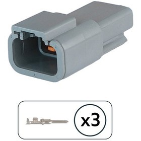 Resim Dtm04-3p Dişi Konnektör 3 Pin Kablosuz 