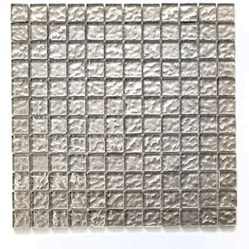 Resim MozaiKristaL Mutfak Tezgah Arası Ve Iç Dekorasyon Için 23x23 Mm Metalik Bej Kristal Mozaik (1 Koli=1m2 Fiyatıdır) 