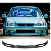Resim Honda Civic Mugen Ön Ek Karlık Plastik Mat Siyah 1999 2000 2001 Makyajlı Kasa 