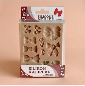 Resim Smarta Silikon Kalıp Bows 13 x 10 x 1.5 CM 