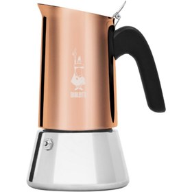 Resim FeyzaDesign Venüs Bakır Renk 2 Kişilik Moka Pot, Şık ve Dayanıklı Tasarım 