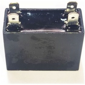 Resim 2,5 Uf 450vac Vantilatör Ve Klima Kare Kondansatörü 