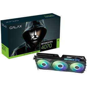 Resim GALAX Geforce Rtx4070 Ex Gamer Black 12gb 192bit Gddr6x 3xdp 1xhdmı Rtx 4070 Ekran Kartı 