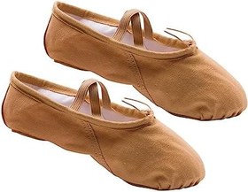 Resim CALLARON Yoga Ayakkabıları Bale Dansçısı Ayakkabıları Tek Bale sı Terliği Kızlar Daireler ları Dans ları Kaymaz Dans ları 