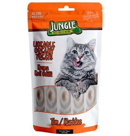 Resim Jungle Kedi Krema Ton ve Karidesli Ödül Maması 5x14 g 