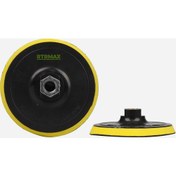 Resim RTRMAX Cırtlı Pasta Cila Polisaj Tabanı 115 mm RDP115 Adaptörlü 