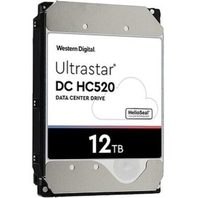 Resim Wd Ultrastar, Huh721212ale604, 3.5", 12tb, 256mb, 7200 Rpm, 7/24 Enterprise, Data Center-güvenlik-nas-server, Hdd Dc Hc520 0f30146 