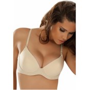 Resim Micro Kaplı Silikonlu Sütyen Kadın 7080 Beyaz 