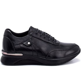 Resim Kadın Deri Sneaker 