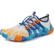 Resim Yüzme Dalış Moda Rahat Plaj Spor Salonu Unisex Deniz Ayakkabısı 001 Beyaz 