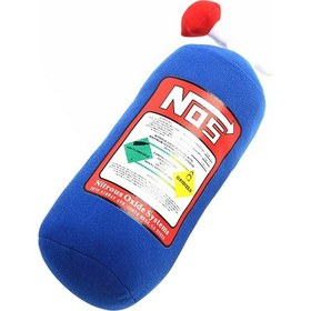 Resim Konesam Araçlar İçin Mümkün Tüm Modellerde Kullanıma Uygun Plüş Mavi Nos Stili Bağırık Yastığı 